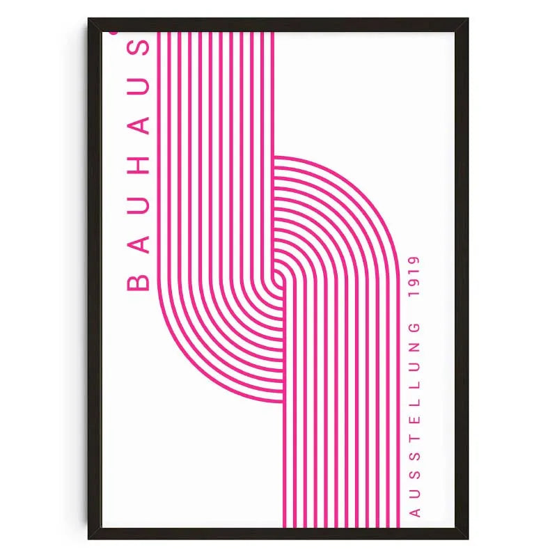 Pink Geometry Prints