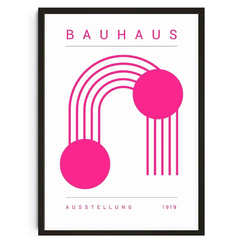 Pink Geometry Prints
