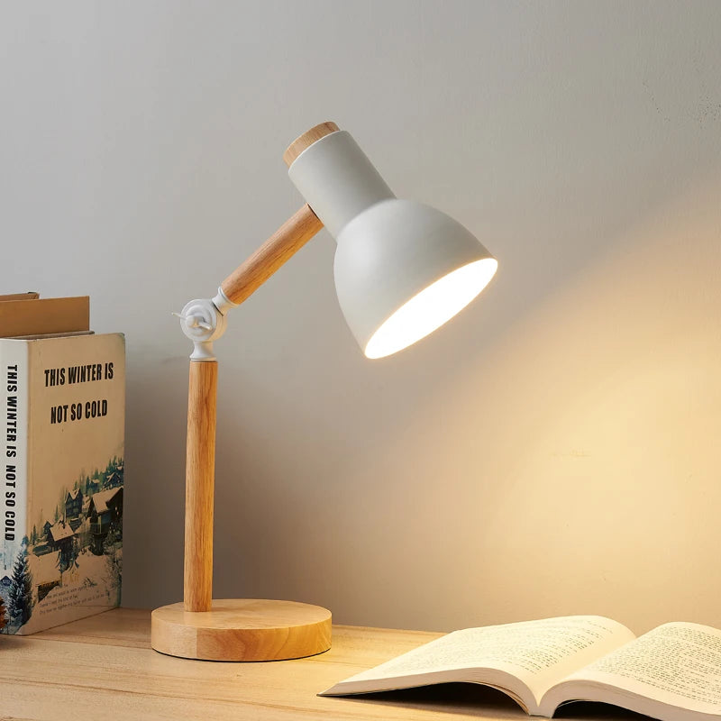 Halo Oak Lamp
