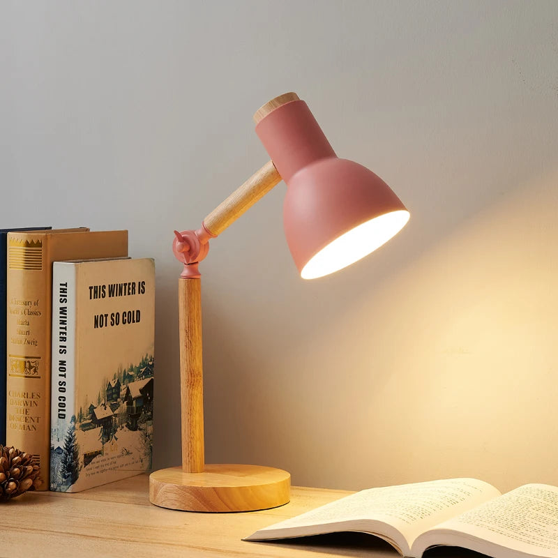 Halo Oak Lamp