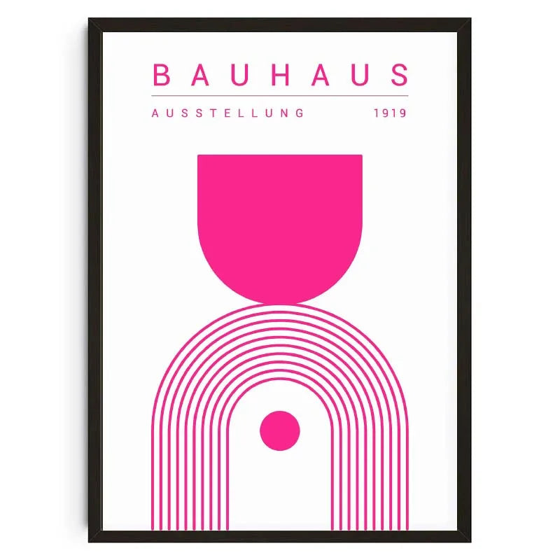 Pink Geometry Prints